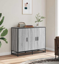 Sideboard Grau Sonoma 94x35x76 cm Holzwerkstoff