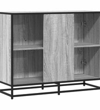 Sideboard Grau Sonoma 94x35x76 cm Holzwerkstoff