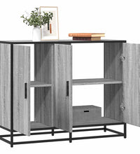 Sideboard Grau Sonoma 94x35x76 cm Holzwerkstoff