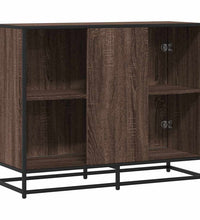 Sideboard Braun Eichen-Optik 94x35x76 cm Holzwerkstoff