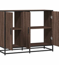 Sideboard Braun Eichen-Optik 94x35x76 cm Holzwerkstoff