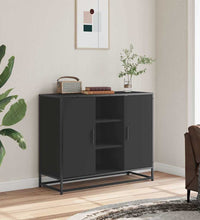 Sideboard Schwarz 92x35x76 cm Holzwerkstoff