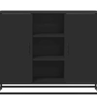 Sideboard Schwarz 92x35x76 cm Holzwerkstoff