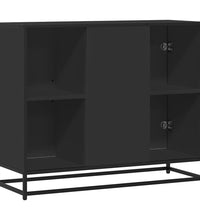 Sideboard Schwarz 92x35x76 cm Holzwerkstoff