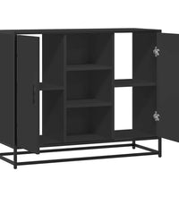 Sideboard Schwarz 92x35x76 cm Holzwerkstoff