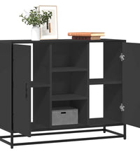Sideboard Schwarz 92x35x76 cm Holzwerkstoff