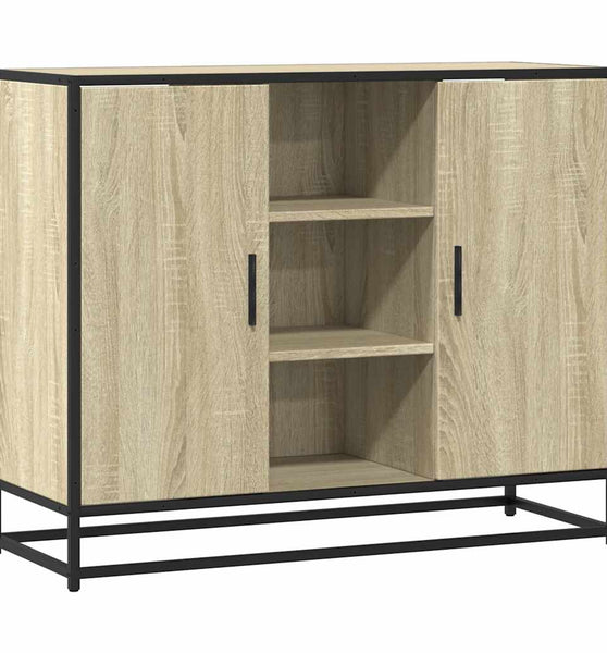 Sideboard Sonoma-Eiche 92x35x76 cm Holzwerkstoff