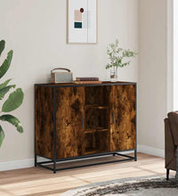 Sideboard Räuchereiche 92x35x76 cm Holzwerkstoff