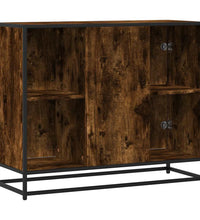 Sideboard Räuchereiche 92x35x76 cm Holzwerkstoff