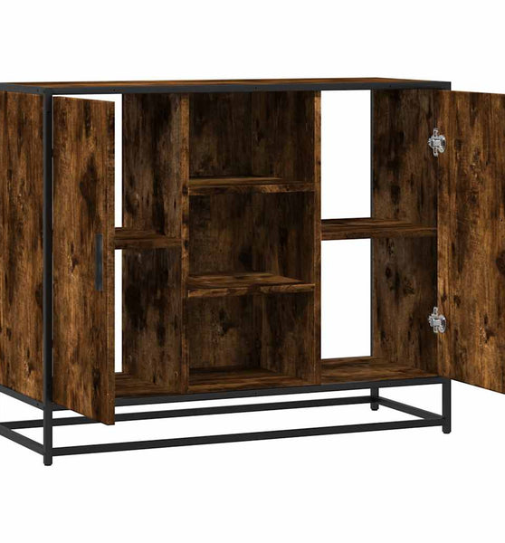 Sideboard Räuchereiche 92x35x76 cm Holzwerkstoff