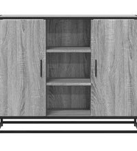 Sideboard Grau Sonoma 92x35x76 cm Holzwerkstoff