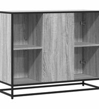 Sideboard Grau Sonoma 92x35x76 cm Holzwerkstoff