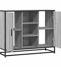 Sideboard Grau Sonoma 92x35x76 cm Holzwerkstoff
