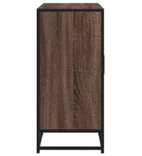 Sideboard Braun Eichen-Optik 92x35x76 cm Holzwerkstoff