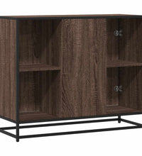 Sideboard Braun Eichen-Optik 92x35x76 cm Holzwerkstoff