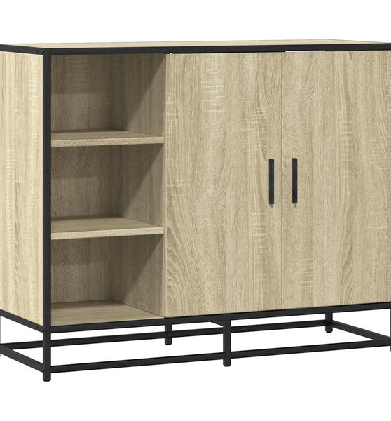 Sideboard Sonoma-Eiche 92x35x76 cm Holzwerkstoff