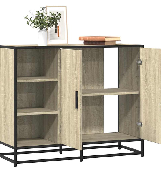 Sideboard Sonoma-Eiche 92x35x76 cm Holzwerkstoff