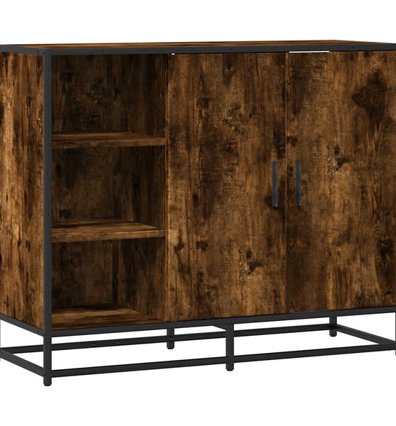 Sideboard Räuchereiche 92x35x76 cm Holzwerkstoff