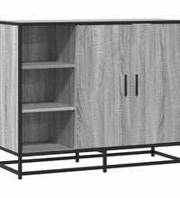 Sideboard Grau Sonoma 92x35x76 cm Holzwerkstoff