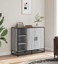 Sideboard Grau Sonoma 92x35x76 cm Holzwerkstoff