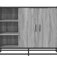 Sideboard Grau Sonoma 92x35x76 cm Holzwerkstoff