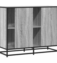 Sideboard Grau Sonoma 92x35x76 cm Holzwerkstoff