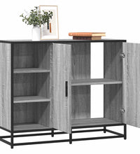 Sideboard Grau Sonoma 92x35x76 cm Holzwerkstoff