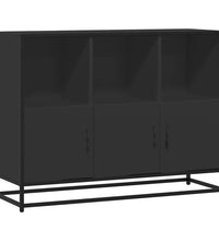 Sideboard Schwarz 100x35x76 cm Holzwerkstoff
