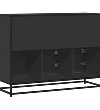 Sideboard Schwarz 100x35x76 cm Holzwerkstoff