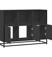 Sideboard Schwarz 100x35x76 cm Holzwerkstoff