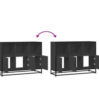 Sideboard Schwarz 100x35x76 cm Holzwerkstoff