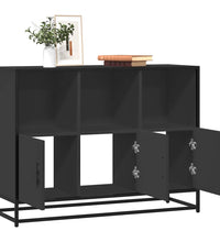 Sideboard Schwarz 100x35x76 cm Holzwerkstoff