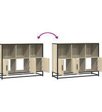 Sideboard Sonoma-Eiche 100x35x76 cm Holzwerkstoff