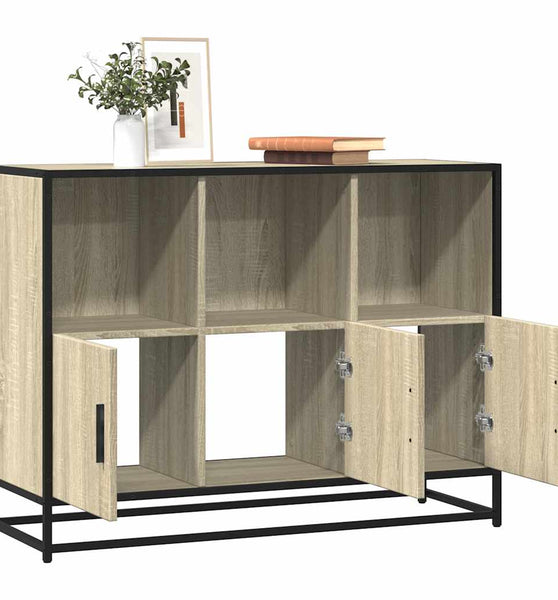 Sideboard Sonoma-Eiche 100x35x76 cm Holzwerkstoff