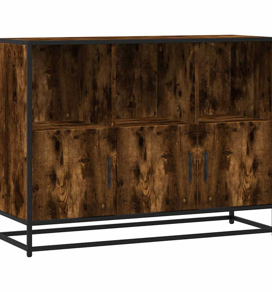 Sideboard Räuchereiche 100x35x76 cm Holzwerkstoff
