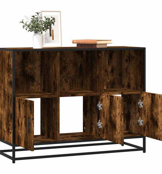 Sideboard Räuchereiche 100x35x76 cm Holzwerkstoff
