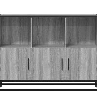 Sideboard Grau Sonoma 100x35x76 cm Holzwerkstoff