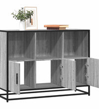 Sideboard Grau Sonoma 100x35x76 cm Holzwerkstoff