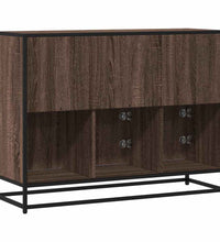 Sideboard Braun Eichen-Optik 100x35x76 cm Holzwerkstoff