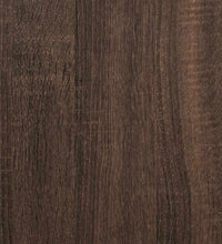 Sideboard Braun Eichen-Optik 100x35x76 cm Holzwerkstoff