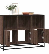 Sideboard Braun Eichen-Optik 100x35x76 cm Holzwerkstoff