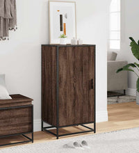 Schuhregal Braun Eichen-Optik 48x38x97,5 cm Holzwerkstoff