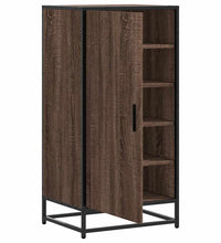 Schuhregal Braun Eichen-Optik 48x38x97,5 cm Holzwerkstoff