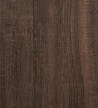 Schuhregal Braun Eichen-Optik 48x38x97,5 cm Holzwerkstoff