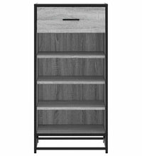 Schuhregal Grau Sonoma 48x38x97,5 cm Holzwerkstoff