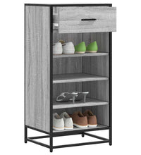 Schuhregal Grau Sonoma 48x38x97,5 cm Holzwerkstoff