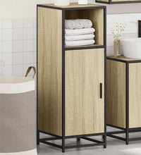 Badschrank Sonoma-Eiche 35x37,5x100 cm Holzwerkstoff