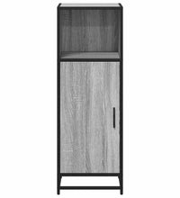 Badschrank Grau Sonoma 35x37,5x100 cm Holzwerkstoff