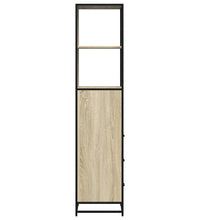 Badschrank Sonoma-Eiche 35x37,5x166 cm Holzwerkstoff