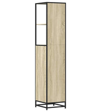 Badschrank Sonoma-Eiche 35x37,5x166 cm Holzwerkstoff